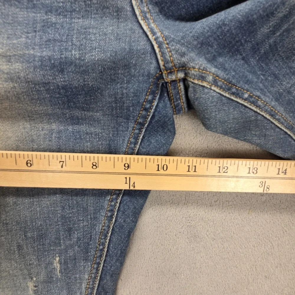Modified‎ Jeans Mens Blue Selvedge Thrashed Whiskers Honeycomb Fits 30x25